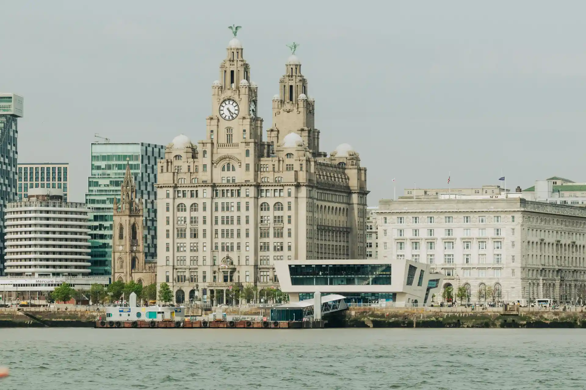 Liverpool city skyline