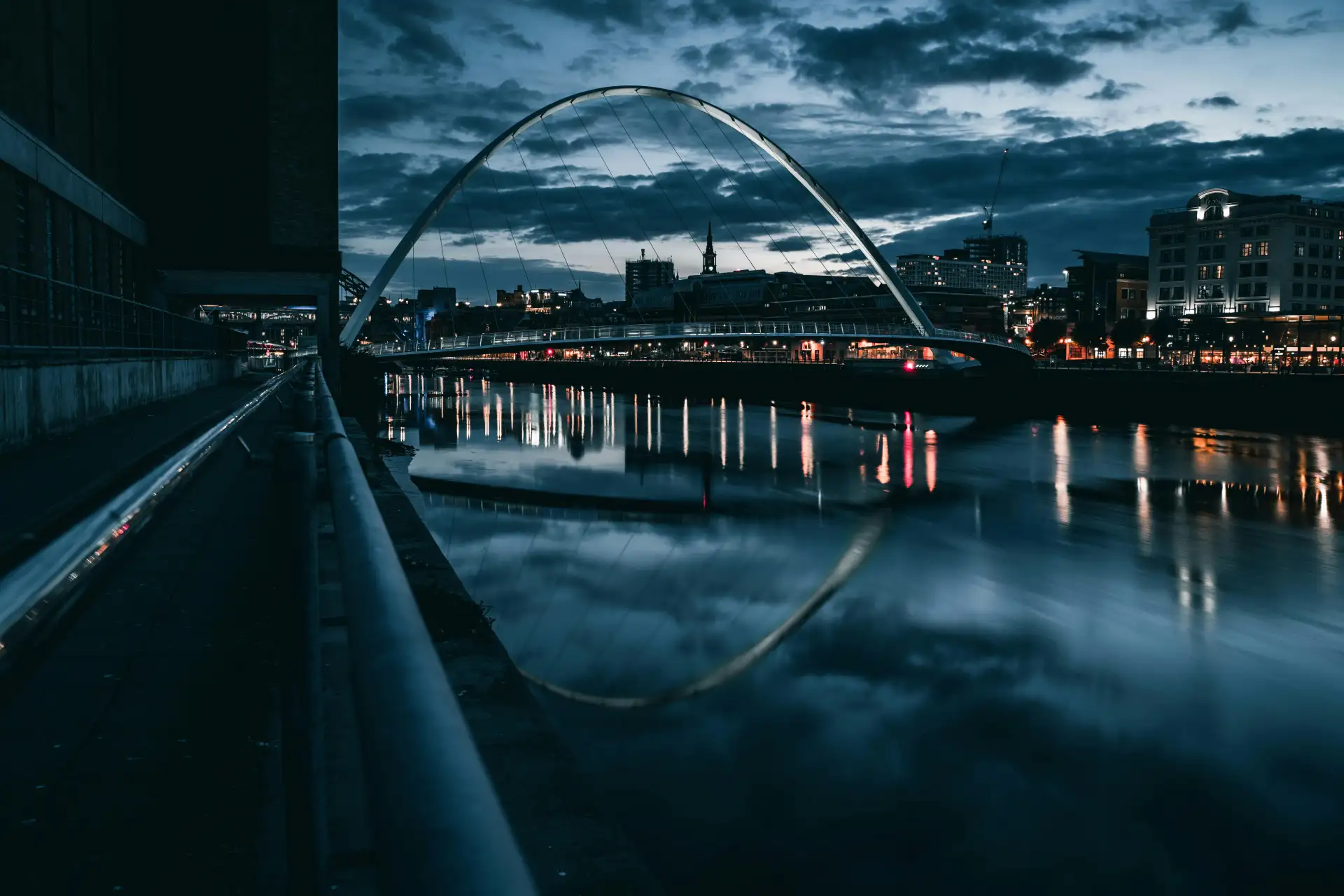 Newcastle city skyline