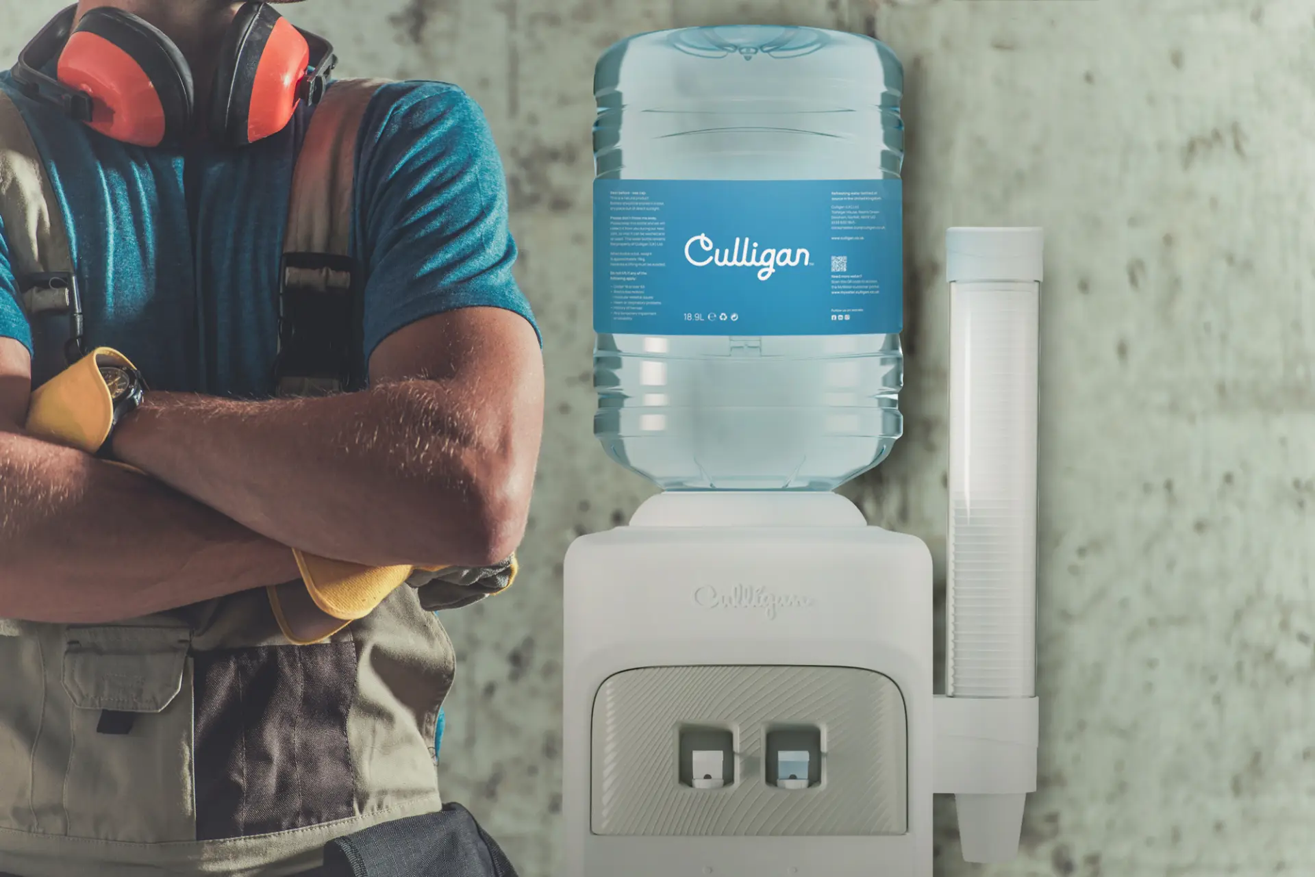 Construction water cooler